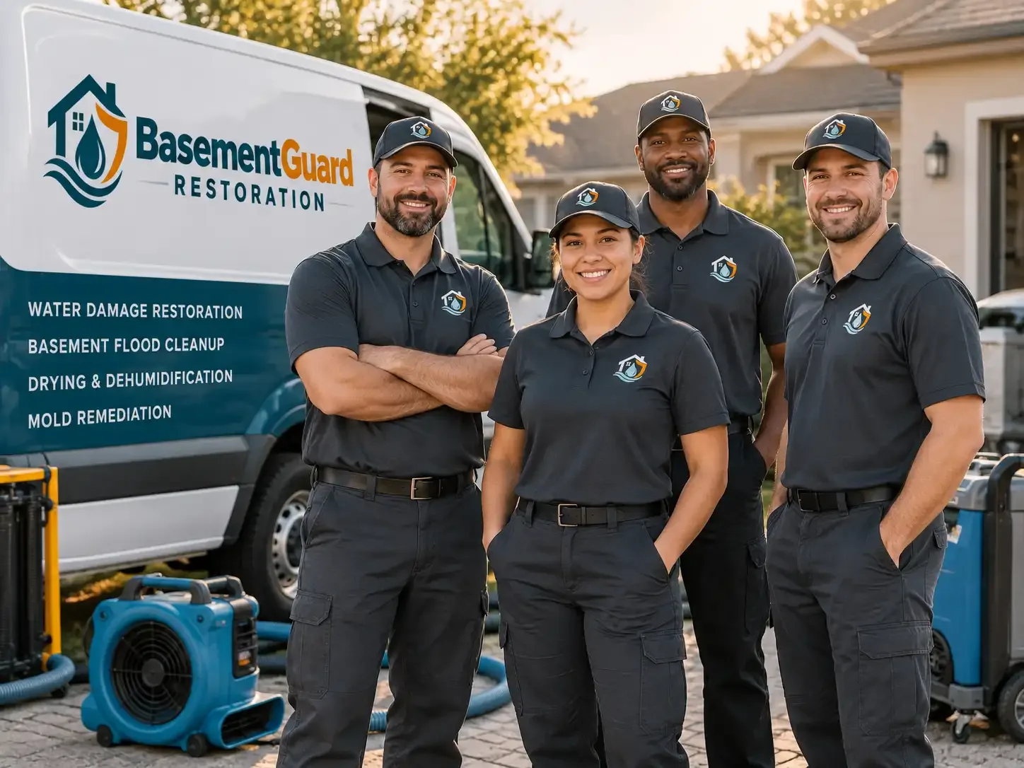 Basement Water Damage Restoration company in Spraggs, PA